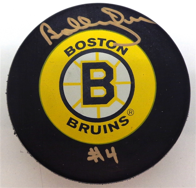 Bobby Orr Autographed Boston Bruins Puck