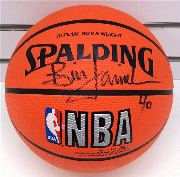 Bill Laimbeer Autographed I/O Basketball