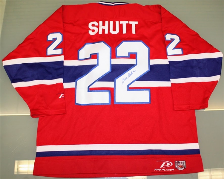 Steve Shutt Autographed Canadiens Jersey