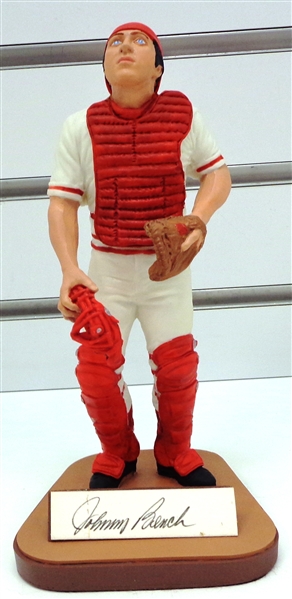 Johnny Bench Autographed Figurine
