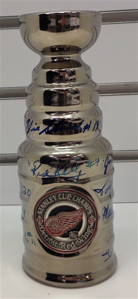 Red Wings 1955 Stanley Cup Autographed by 11