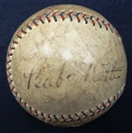 Babe Ruth/Lou Gehrig Autographed Official American League Baseball - Beckett