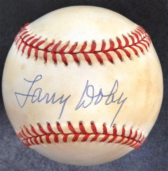 Larry Doby Signed Baseball