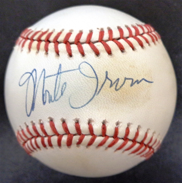 Monte Irvin Autographed Baseball