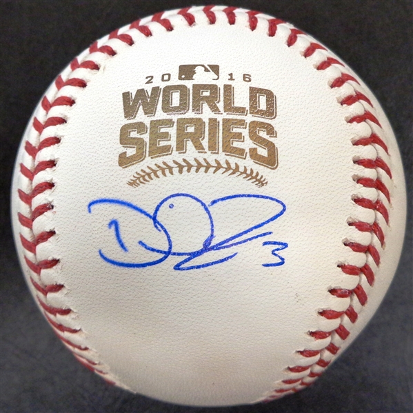 David Ross Autographed 2016 World Series Baseball