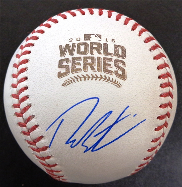 Theo Epstein Autographed 2016 World Series Baseball