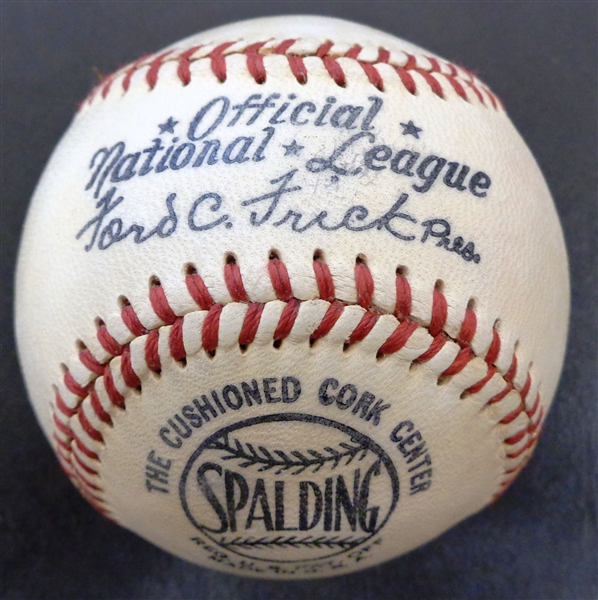 1949-1951 Ford Frick Spalding  Official National League Baseball