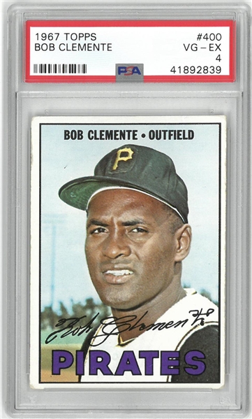 Roberto Clemente 1967 Topps PSA 4