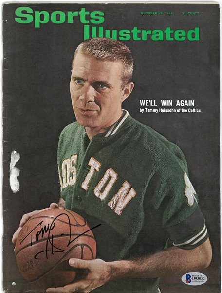 Tommy Heinsohn Autographed 1964 Sports Illustrated
