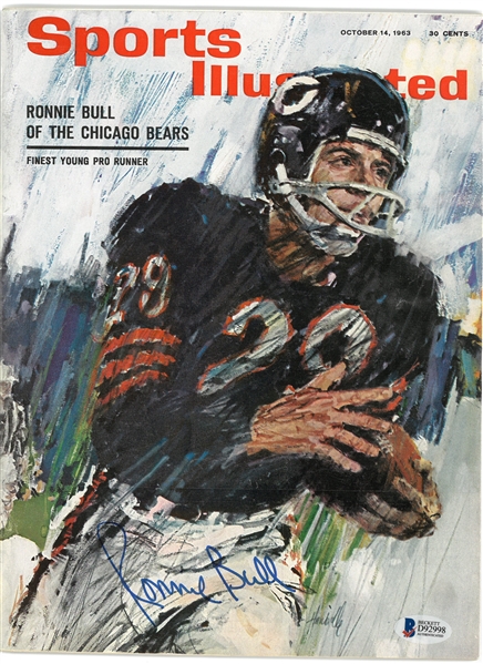 Ronnie Bull Autographed 1963 Sports Illustrated