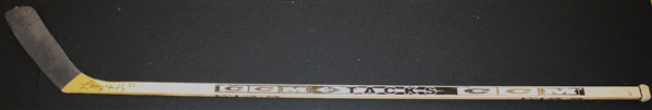 Larry Murphy Autographed Game Used Stick