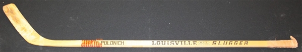 Dennis Polonich Game Used Stick