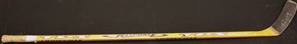 Jiri Fischer Autographed Game Used Stick