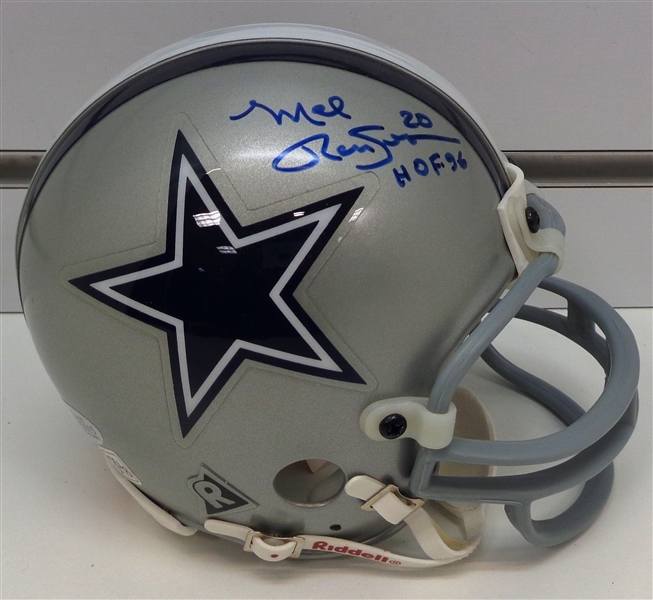 Mel Renfro Autographed Dallas Cowboys Mini Helmet