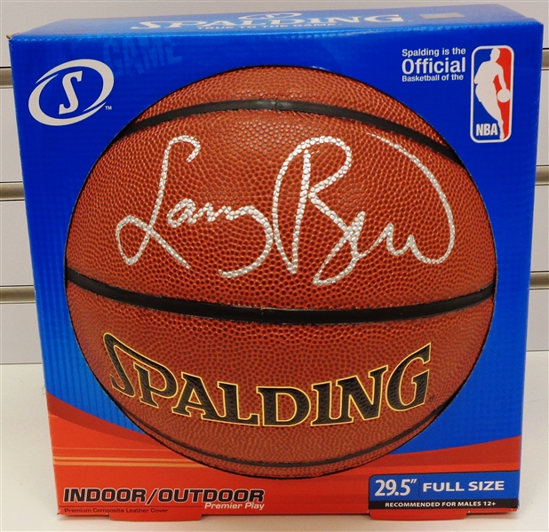 Larry Bird Autographed I/O Basketball