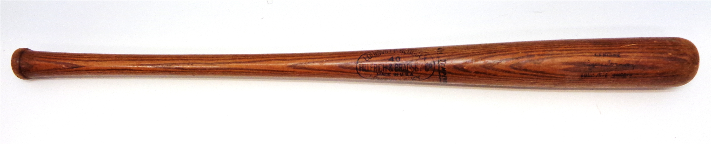 Rogers Hornsby Vintage Louisville Slugger Model Bat