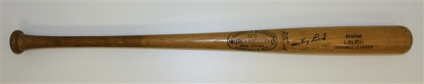 Mickey Lolich Game Used 1965-69 Autographed Louisville Slugger Bat