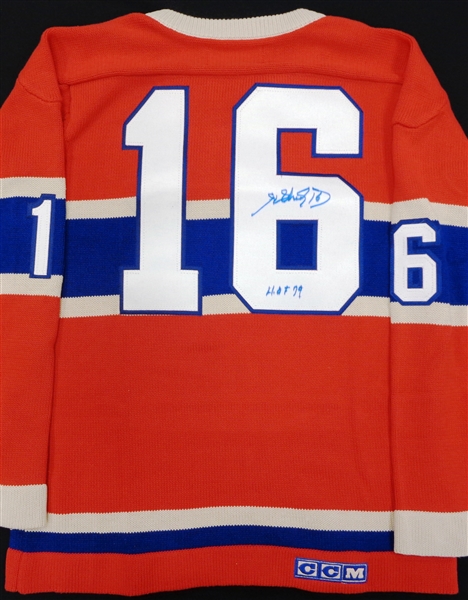 Henri Richard Autographed Montreal Canadiens Sweater