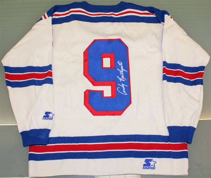 Andy Bathgate Autographed Rangers Sweater