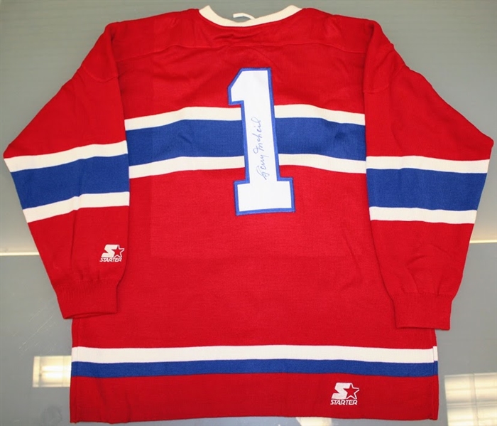 Gerry McNeil Autographed Canadiens Sweater