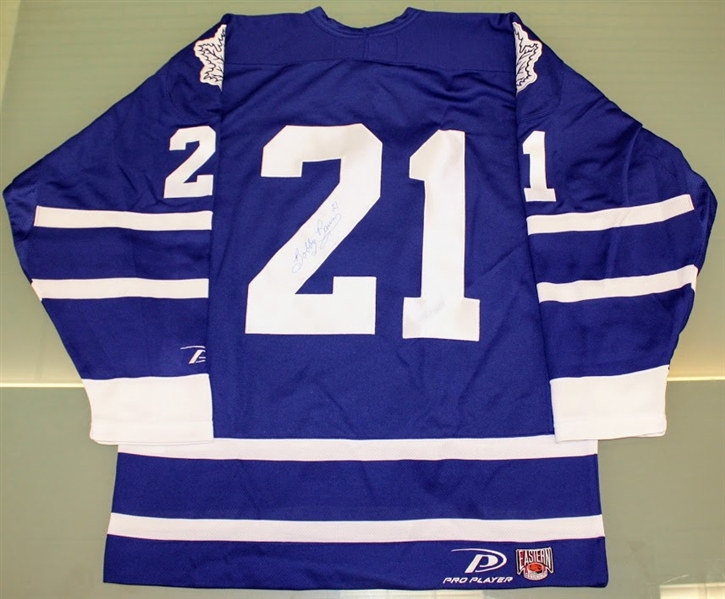 Bobby Baun Autographed Maple Leafs Jersey