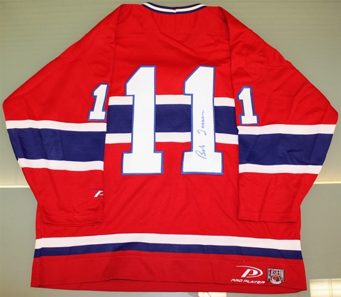 Bob Turner Autographed Canadiens Jersey