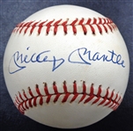 Mickey Mantle Autographed OAL Baseball