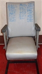 Maple Leaf Gardens Seat with 34 Autographs