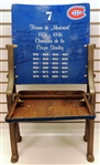 Montreal Forum Seat Signed by 21 Hall of Famers