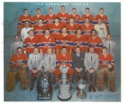 1957/58 Canadiens Team Signed Photo