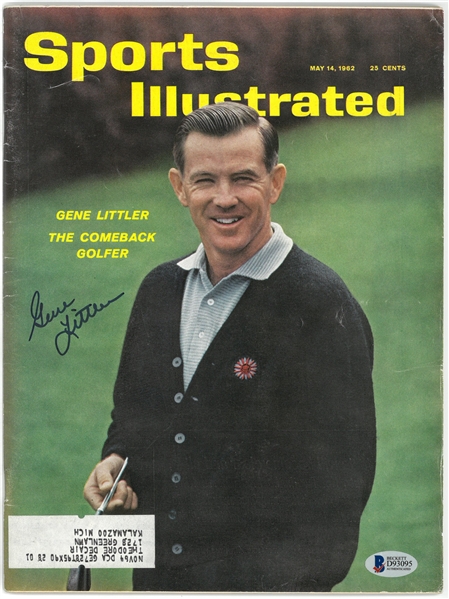 Gene Littler Autographed 1962 Sports Illustrated