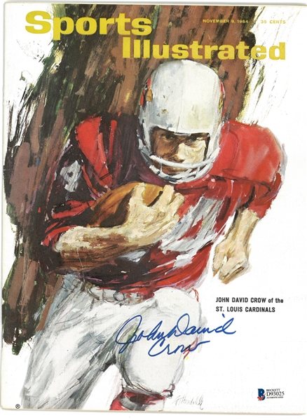 John David Crow Autographed 1964 Sports Illustrated