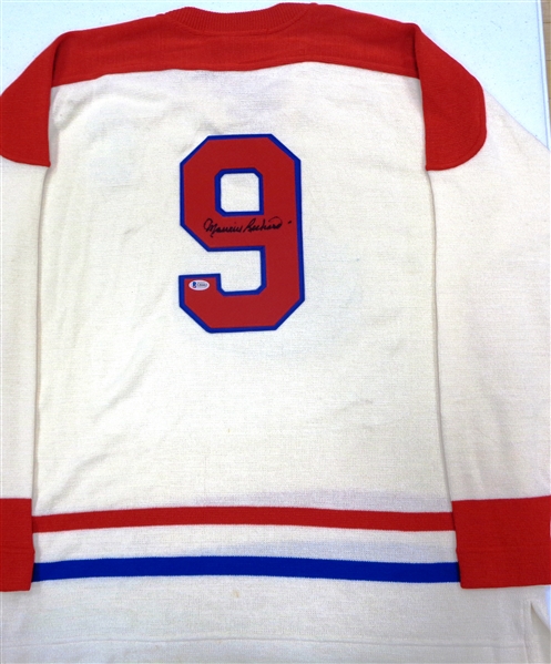 Maurice Richard Autographed Canadiens Sweater