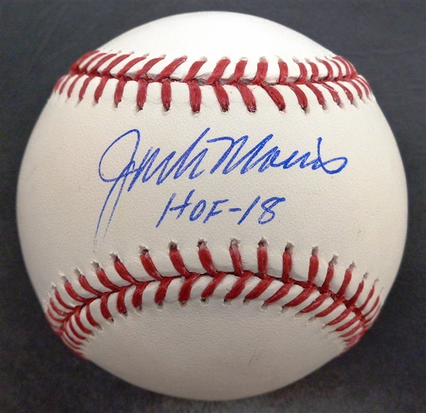 Jack Morris Autographed Baseball w/ HOF