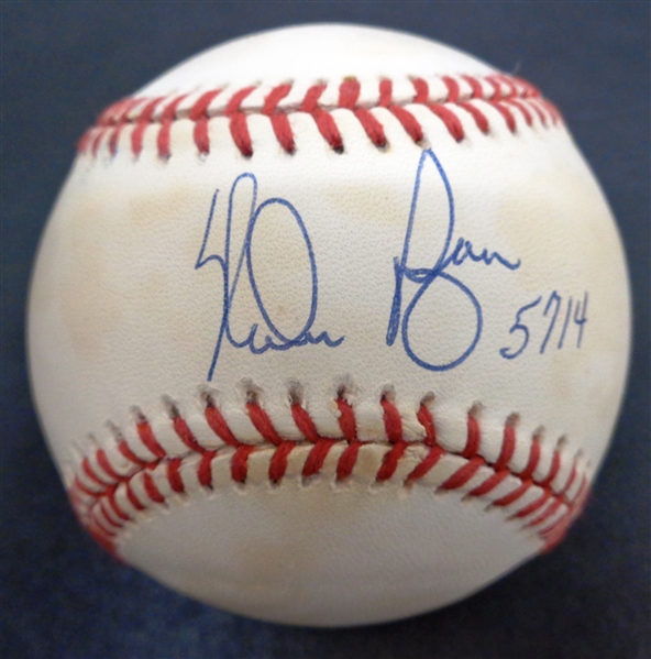 Nolan Ryan Autographed Baseball w/ 5714