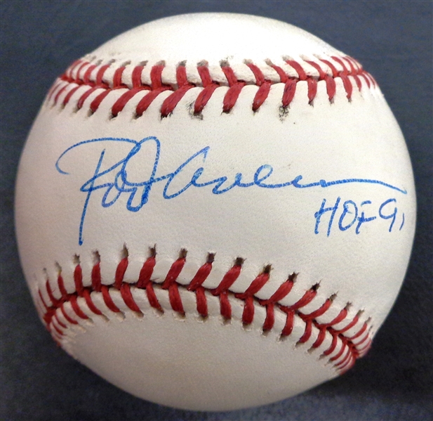Rod Carew Autographed Baseball w/ HOF 91