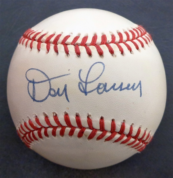 Don Larsen Autographed Baseball
