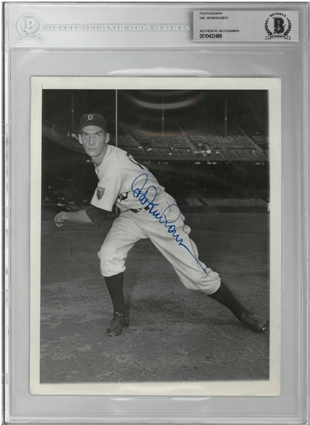 Hal Newhouser Autographed 5x7 Press Photo