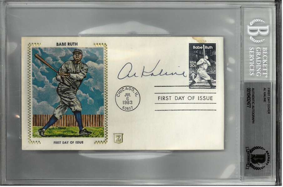 Al Kaline Autographed First Day Cover