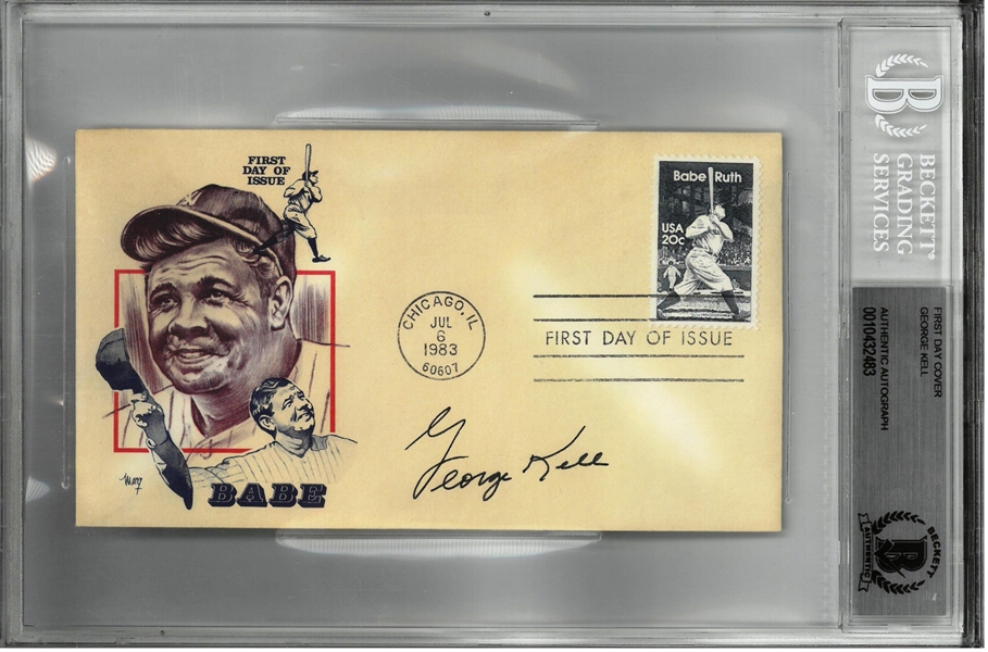 George Kell Autographed First Day Cover