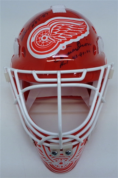 Detroit Red Wings Multi Signed Mini Goalie Mask
