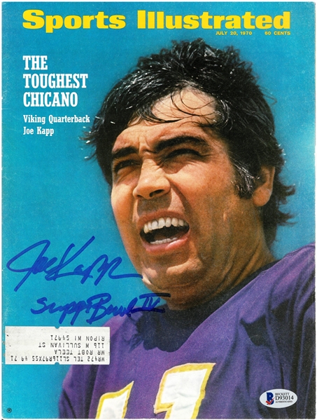 Joe Kapp Autographed 1970 Sports Illustrated
