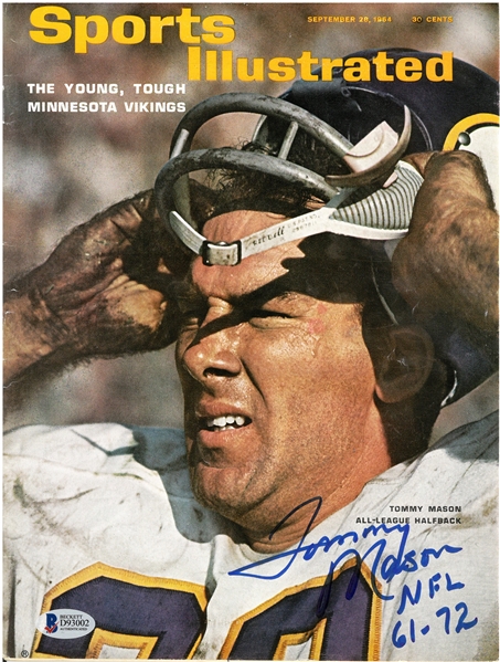 Tommy Mason Autographed 1964 Sports Illustrated