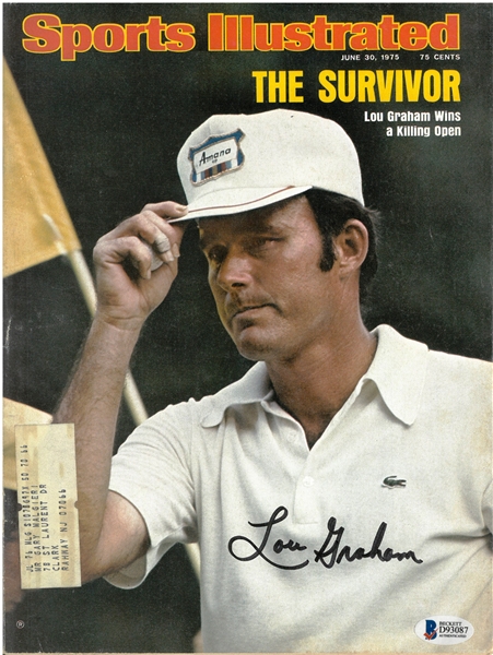 Lou Graham Autographed 1975 Sports Illustrated