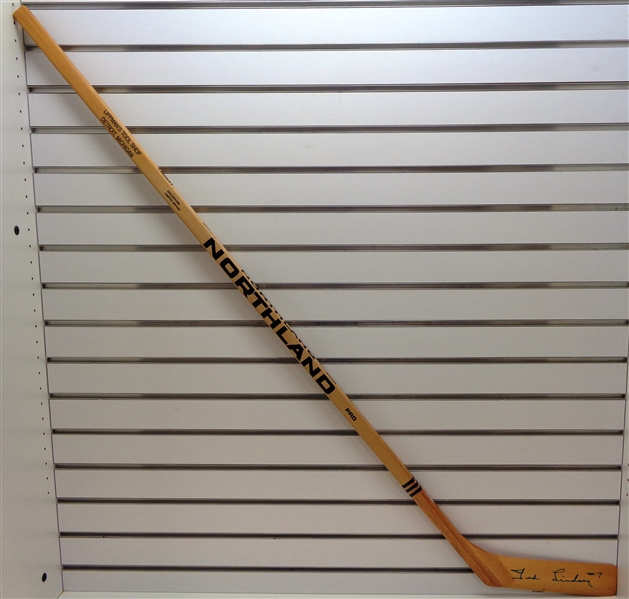 Ted Lindsay Autographed Northland Stick