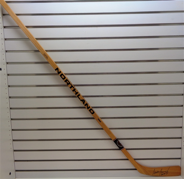 Mike Bossy Autographed Northland Stick w/ HOF