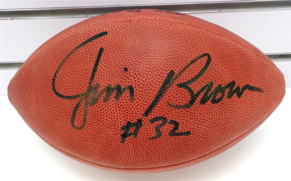Jim Brown Autographed Official NFL Football