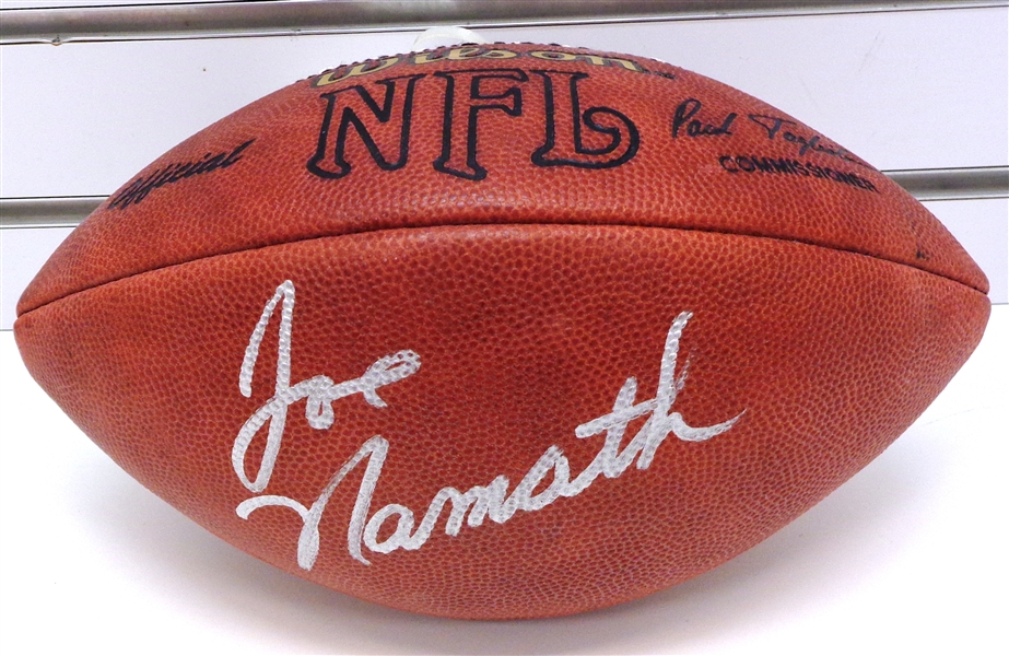 Joe Namath Autographed Official NFL Football