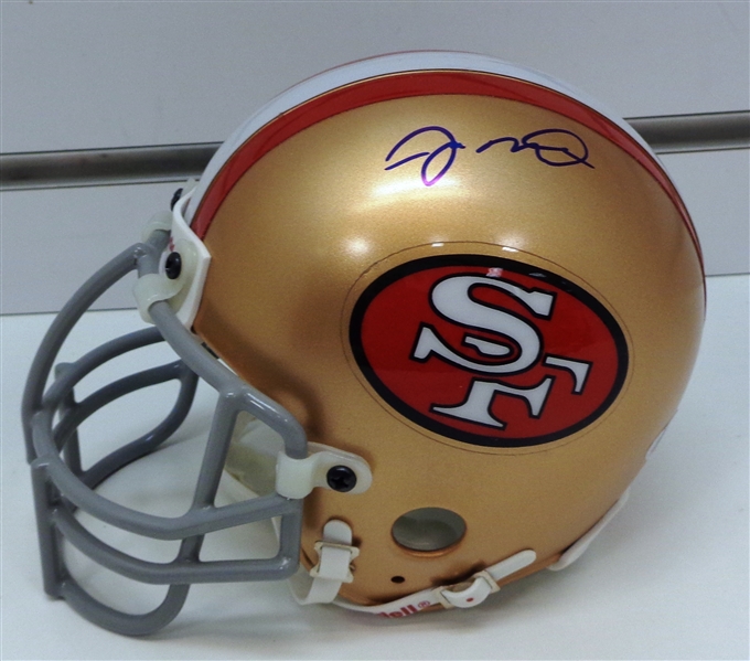 Joe Montana Autographed Mini Helmet