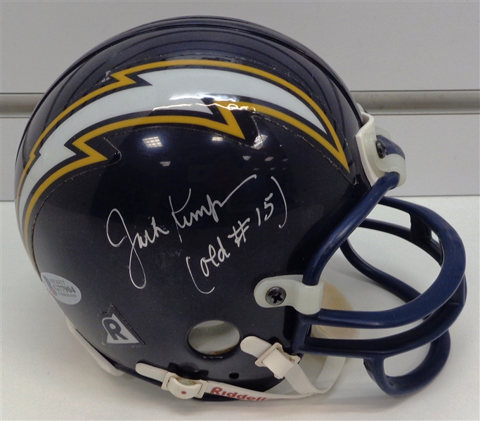 Jack Kemp Autographed Mini Helmet